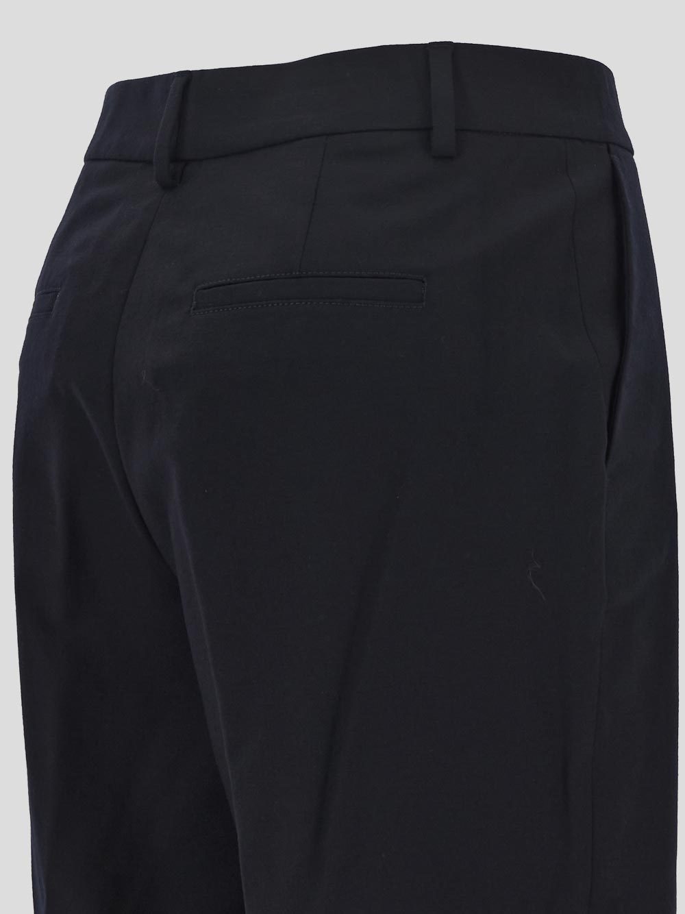 CLOSED STRAIGHT-LEG VIRGIN-WOOL TROUSERS 