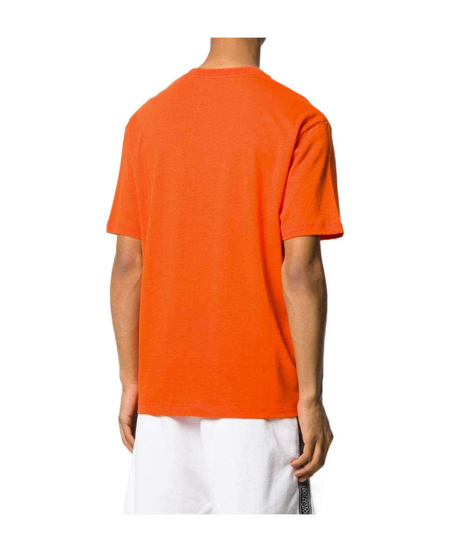 Mcq By Alexander Mcqueen T-shirt With Round Neck And Short Sleeves In Red
