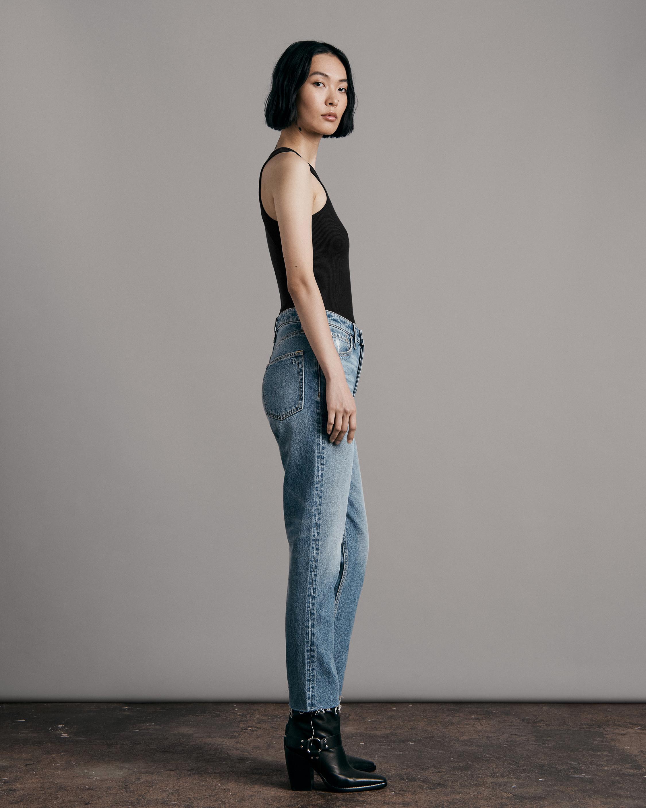 Rag & Bone Rib Vest In Black