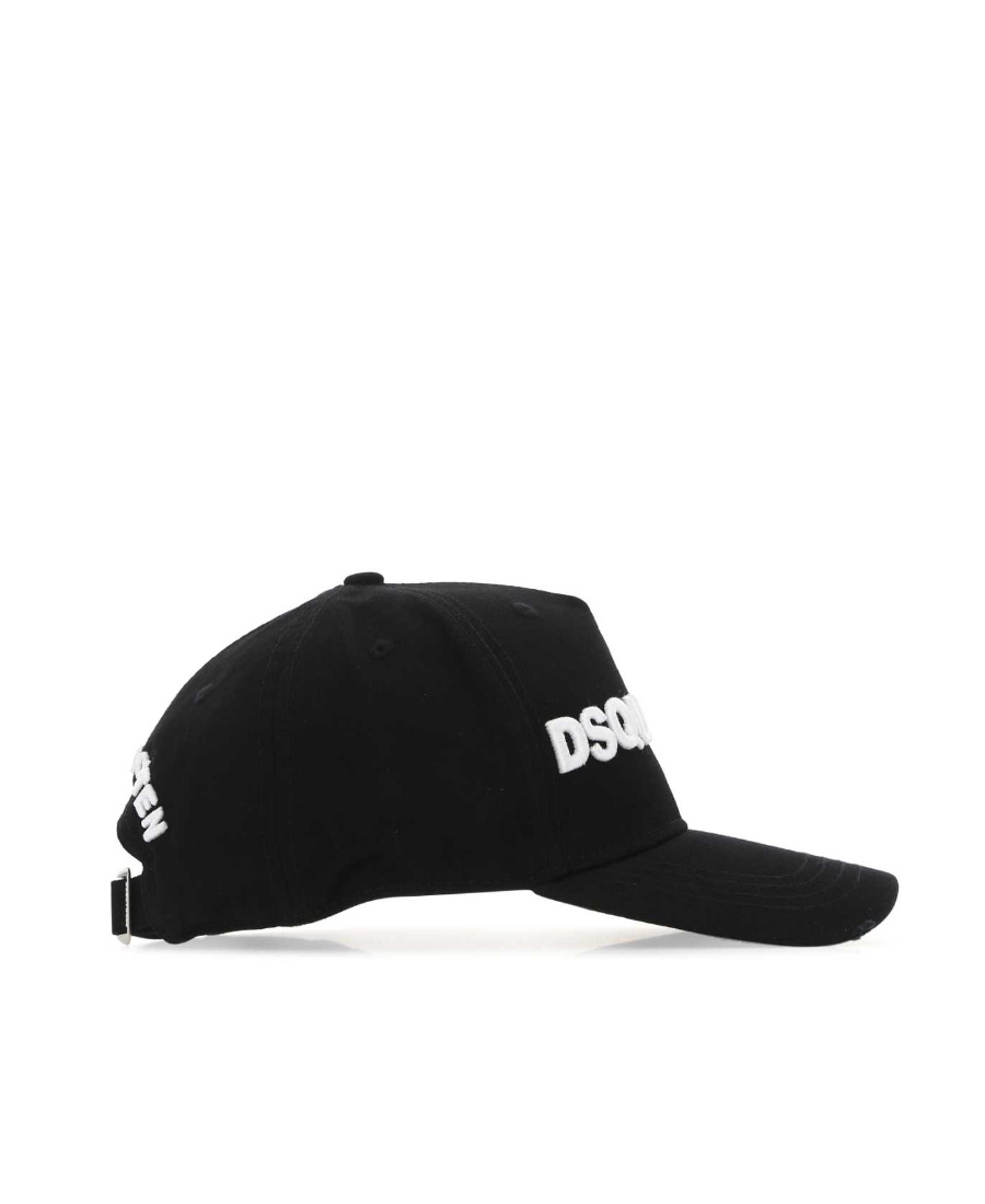 Dsquared2 Logo Embroidered Cap In Black