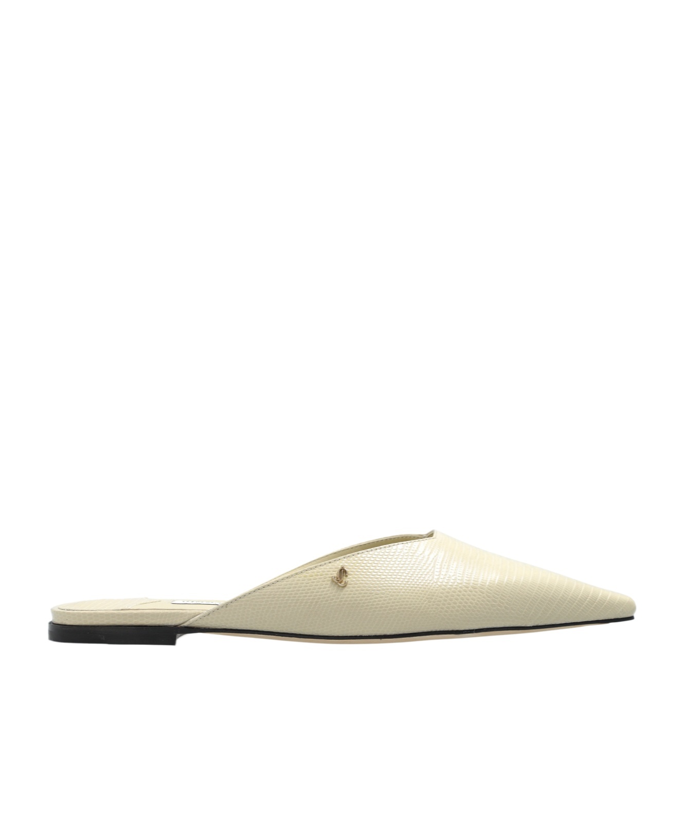 Jimmy Choo Square Toe Mules In Nude