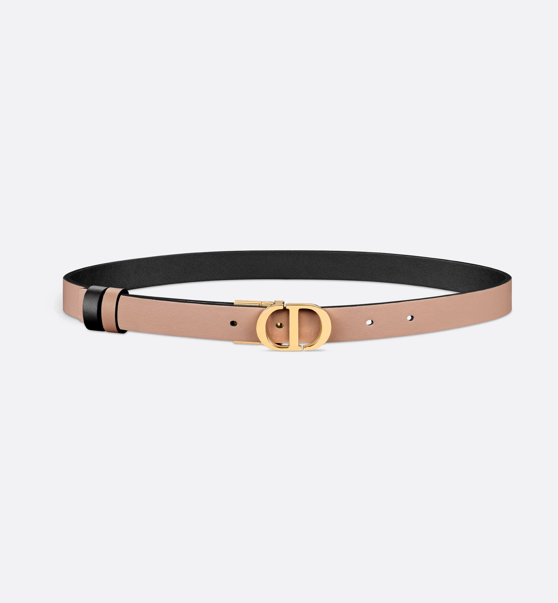 Dior 30 Montaigne Reversible Belt In Black