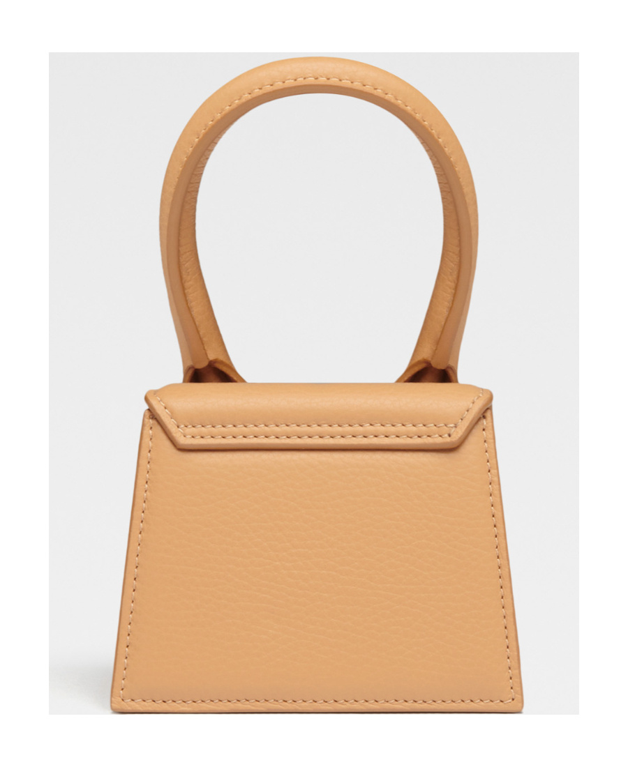 Jacquemus Le Chiquito Leather Mini Bag In Nude