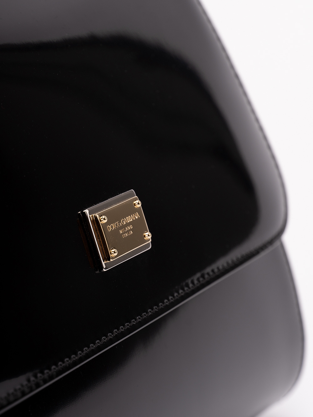 Dolce & Gabbana Medium Sicily Leather Tote Bag In Black