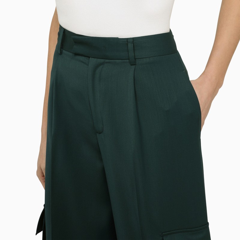 Amiri Pleated Wide-legged Casual Pants