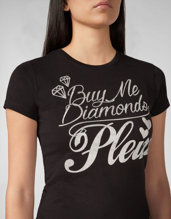 Philipp Plein Logo Details T-shirt In Black