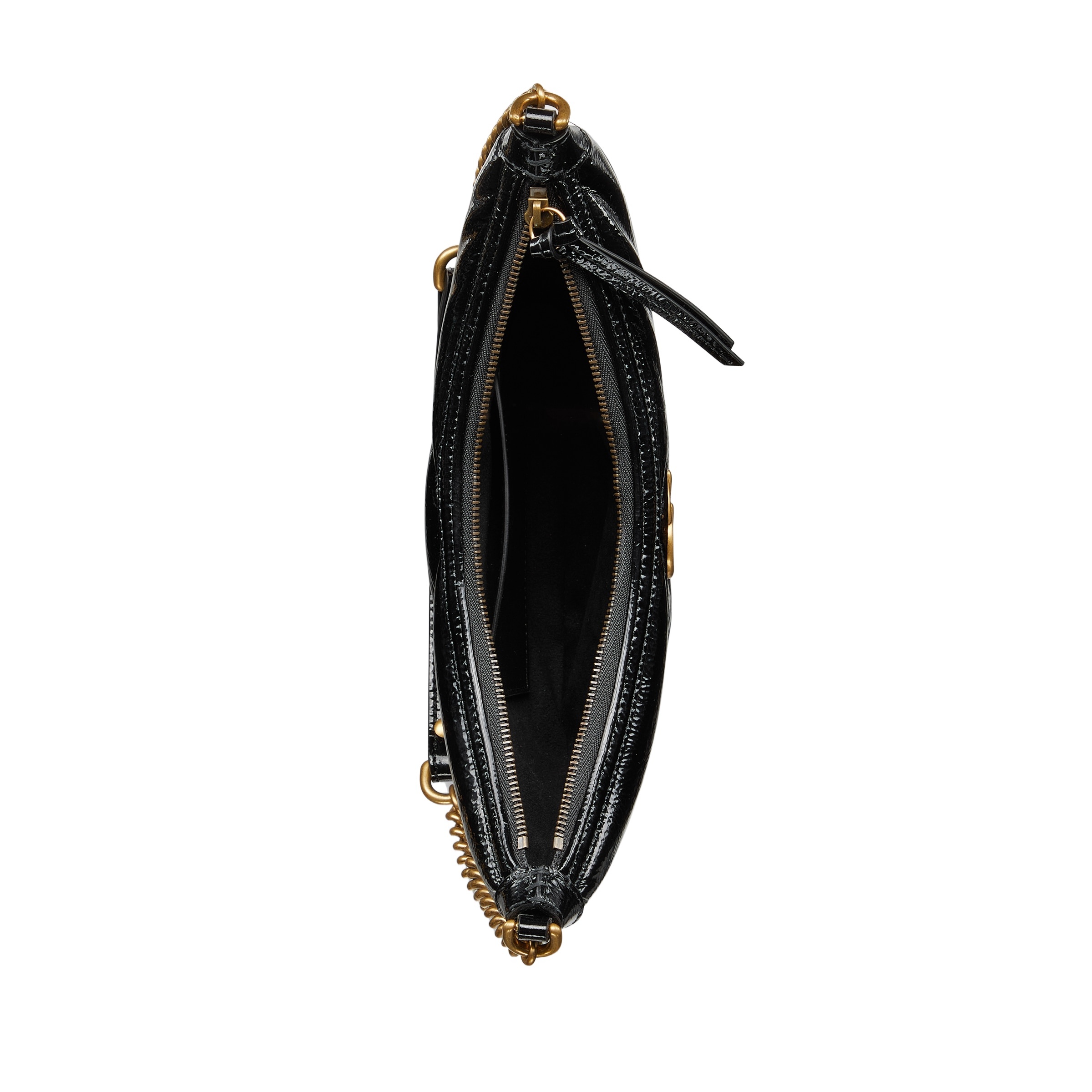 Gucci Ferragamo Gancini Ornament Moccasin In Black