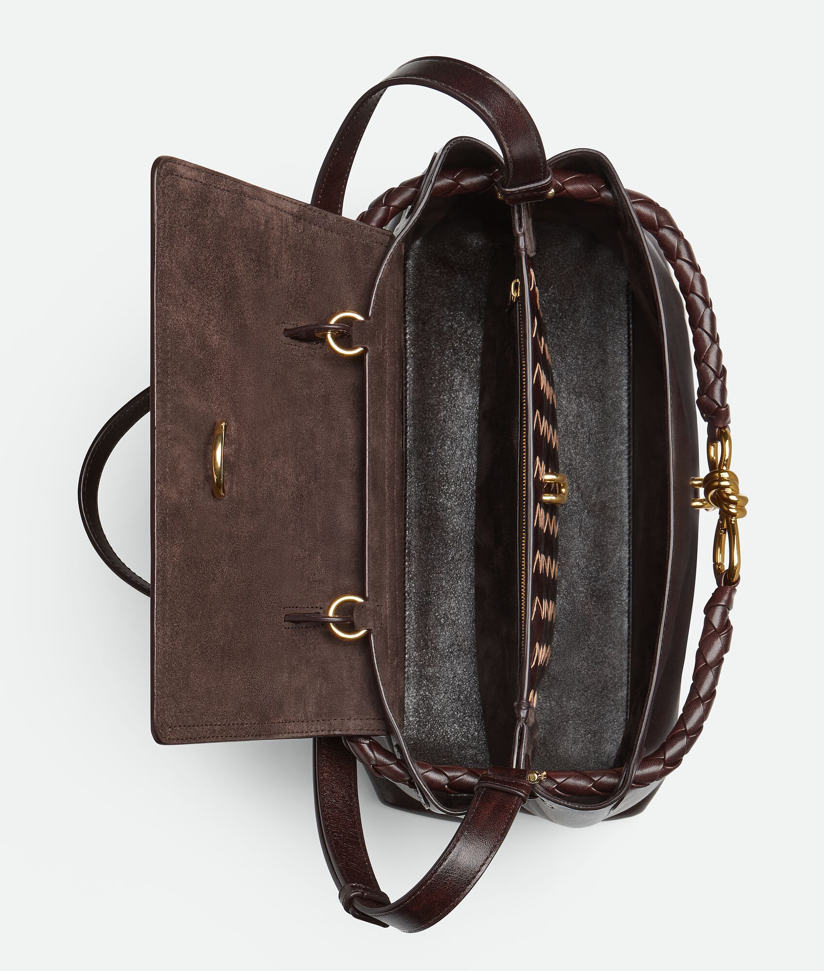 Bottega Veneta Ciao Ciao Medium Distressed Leather Top-handle Bag