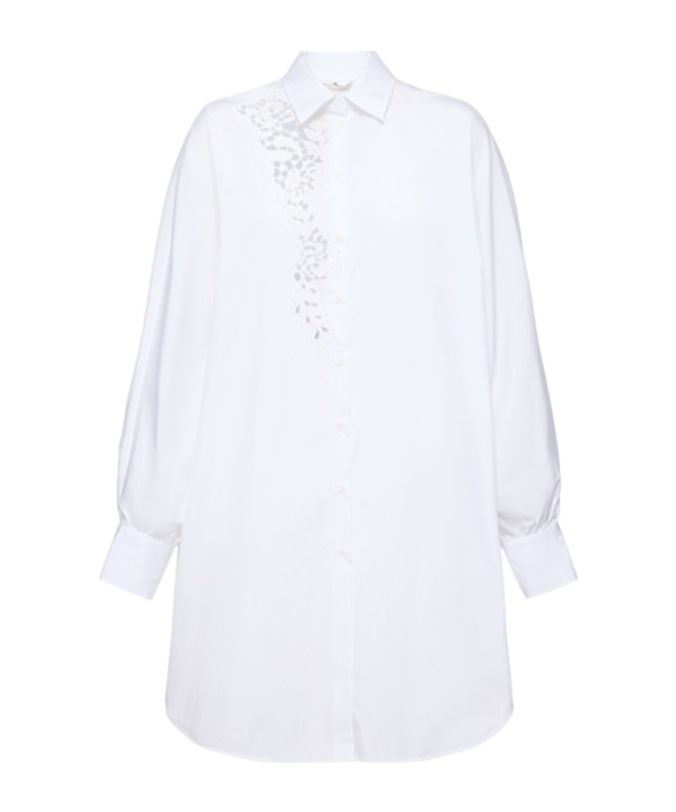 Ermanno Scervino Classic Button-down Shirt With Floral Embroidery