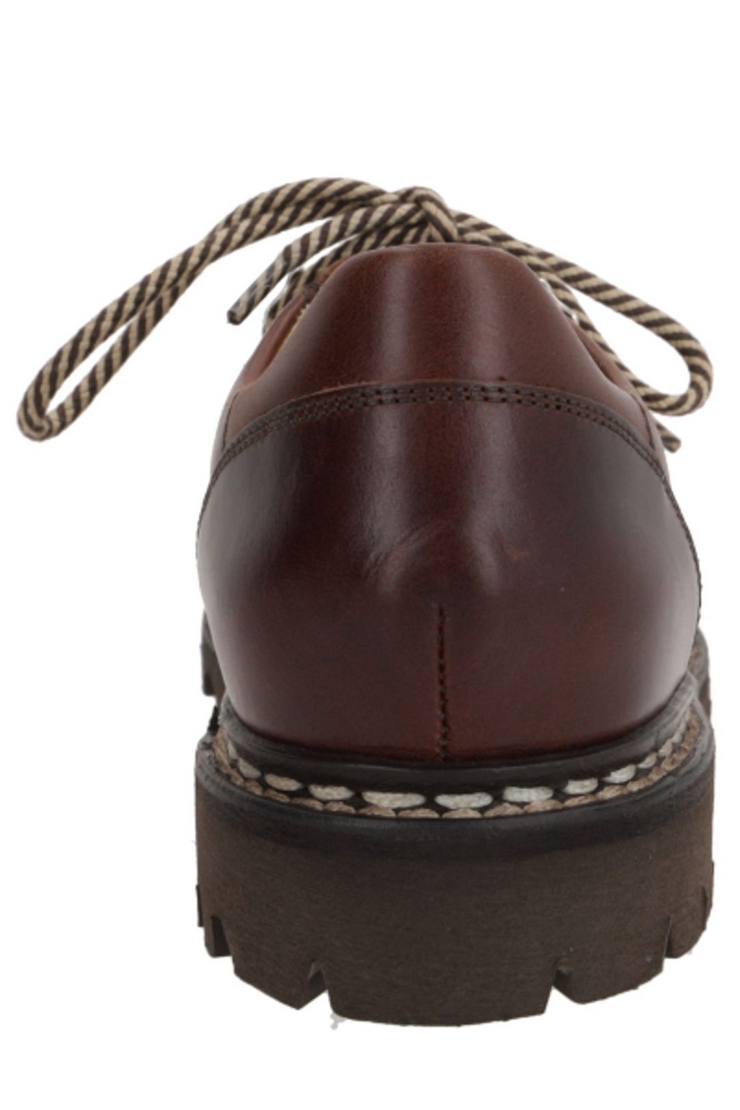 Paraboot Round Toe Lace-up Shoes In Burgundy