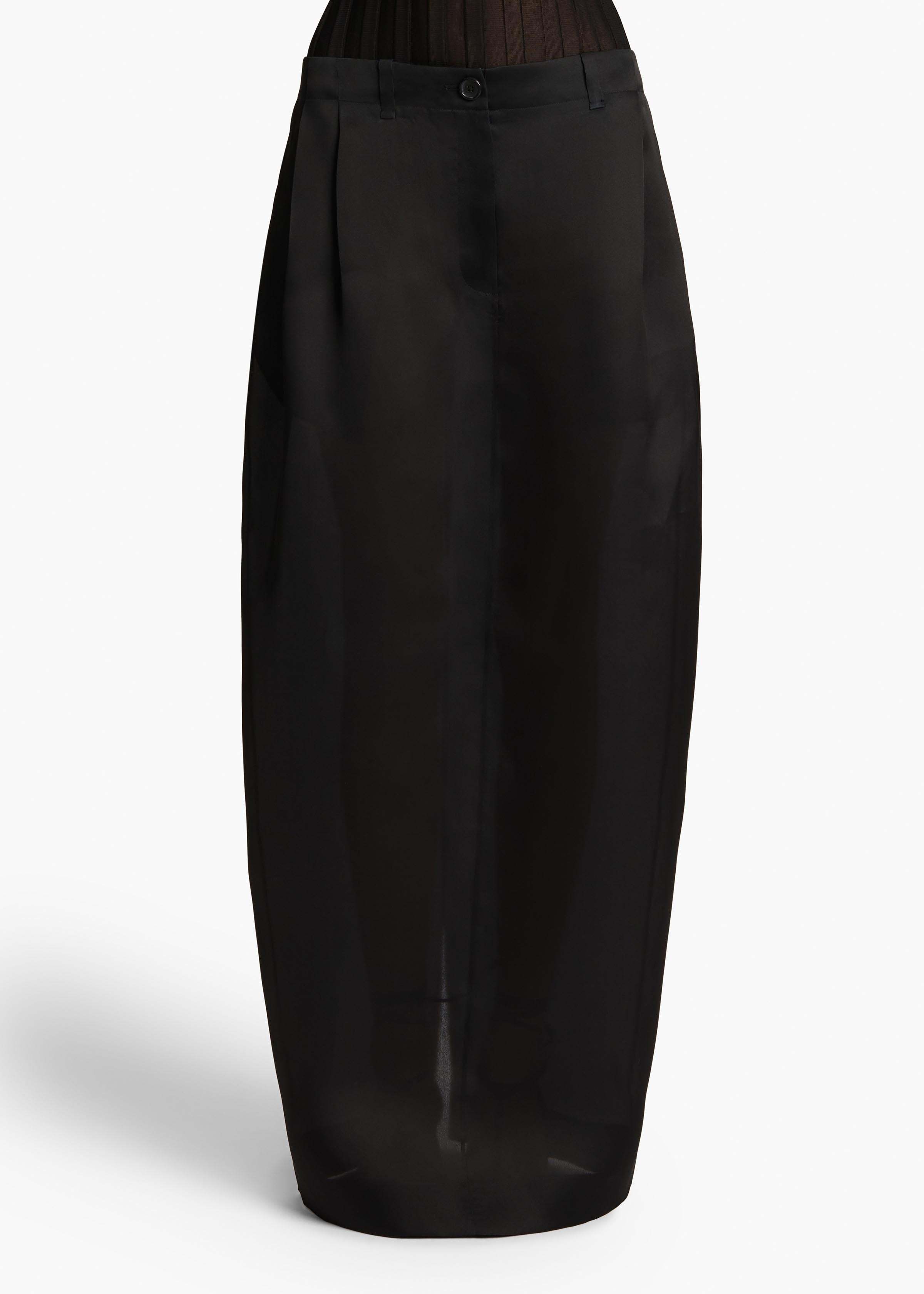 Khaite Logo Patch And Detachable Self-tie Fastening At Face.... In Black