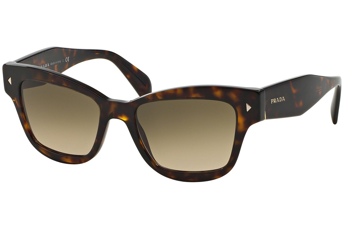 Prada Logo Sunglasses In Brown