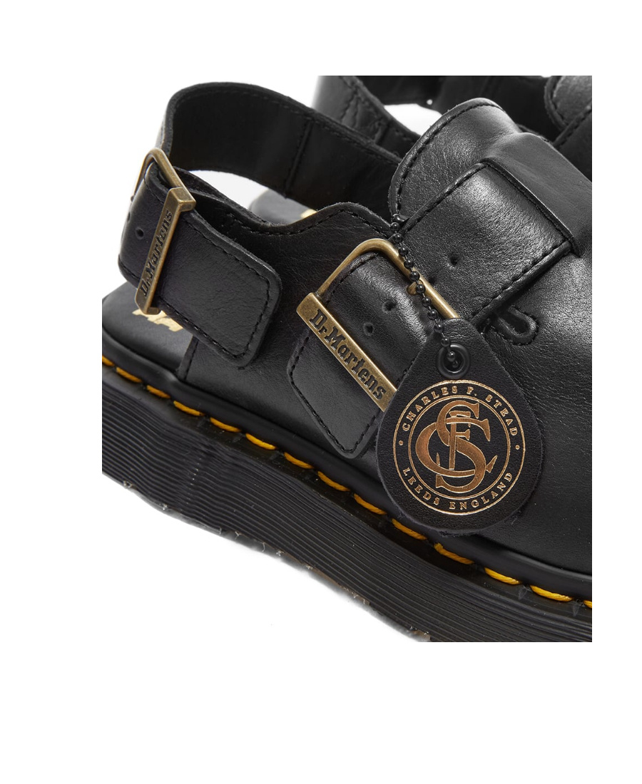 Dr. Martens' Jorge Made In England Leder Slingback Slip-ons Sandalen In Black