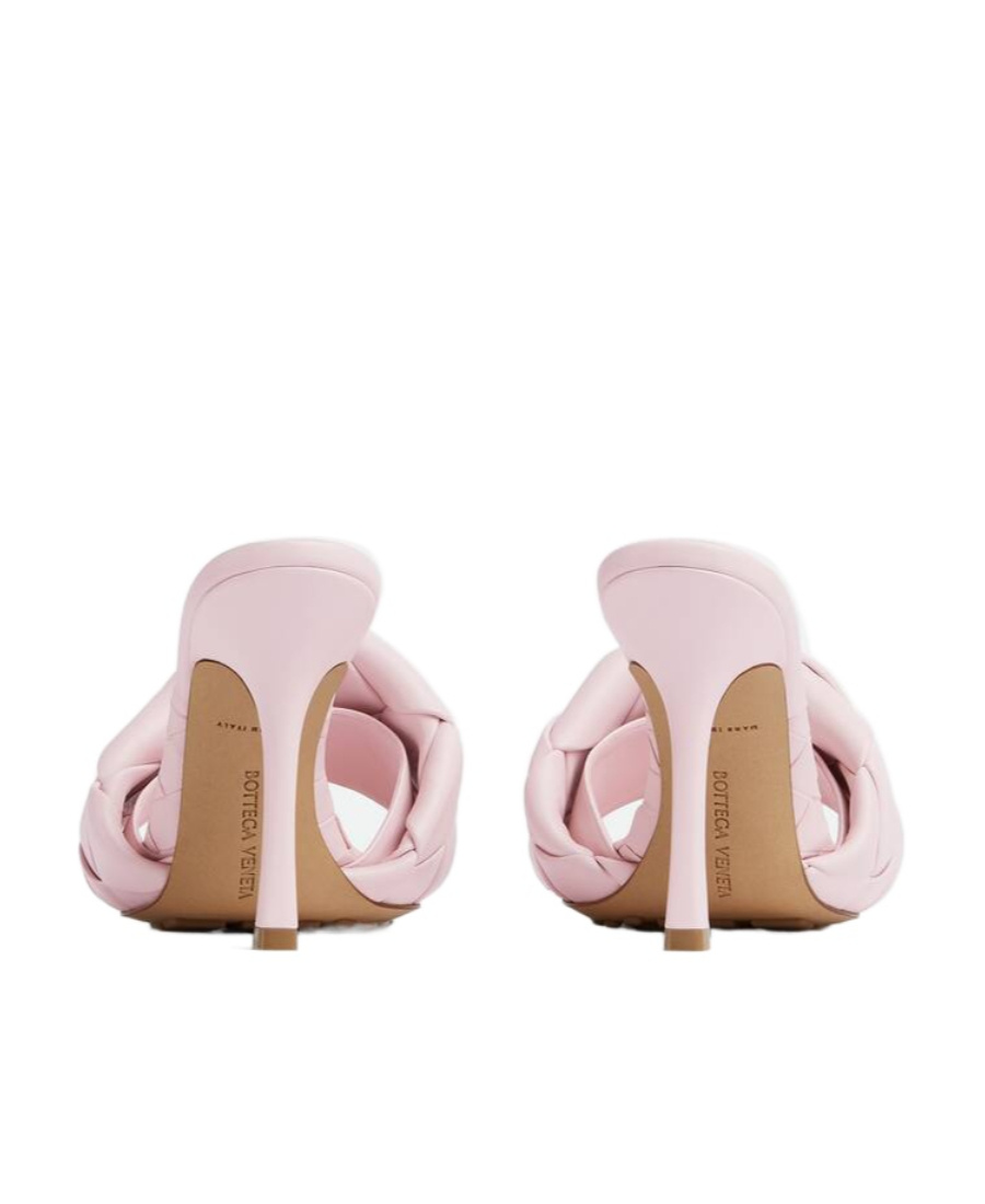 Bottega Veneta Lido 90mm Leather Mules In Pink