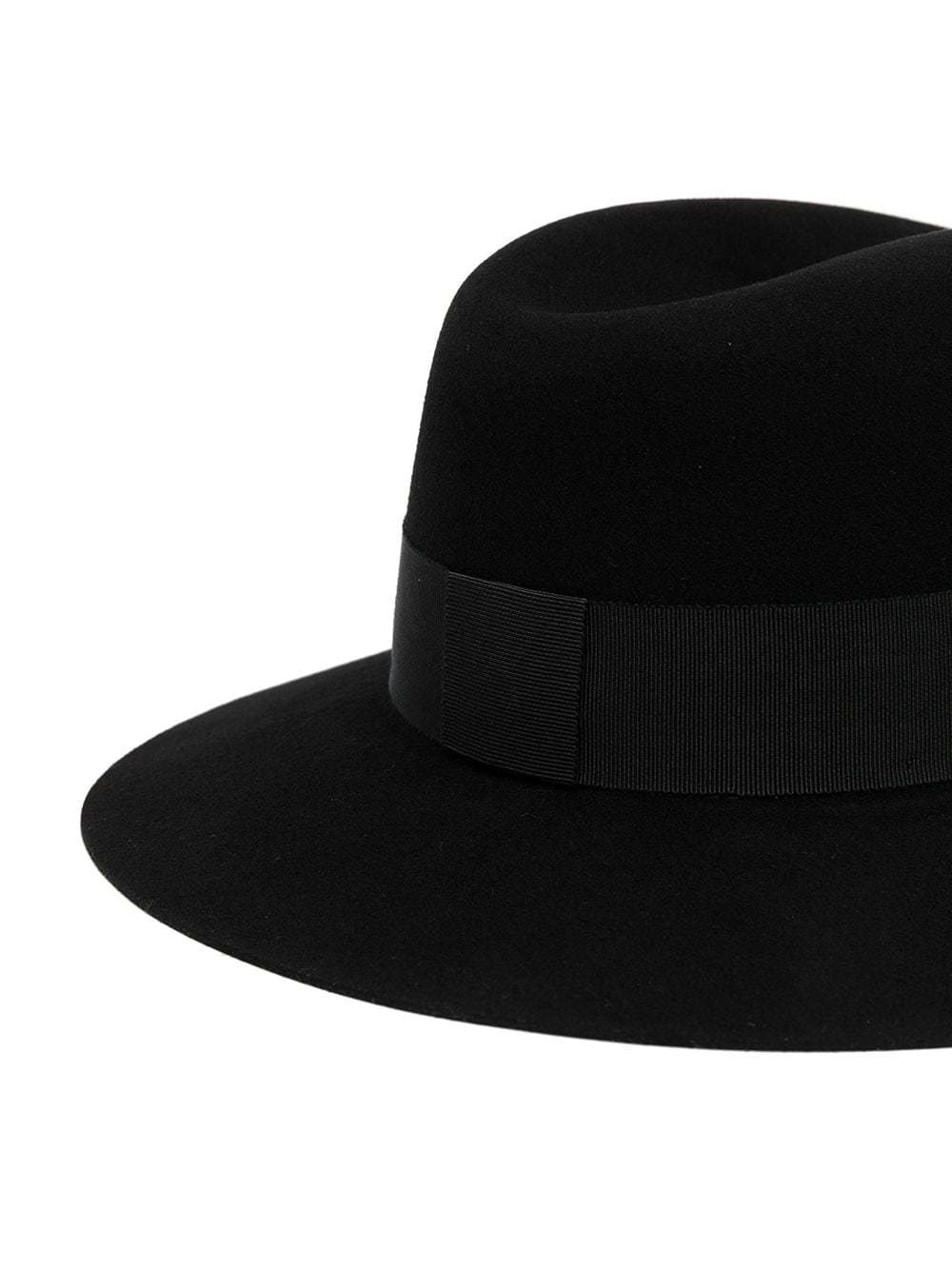 Maison Michel Kate Felt Fedora In Black