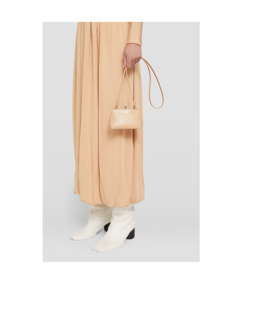 JIL SANDER JIL SANDER GOJI LOGO PRINTED MICRO CROSSBODY BAG