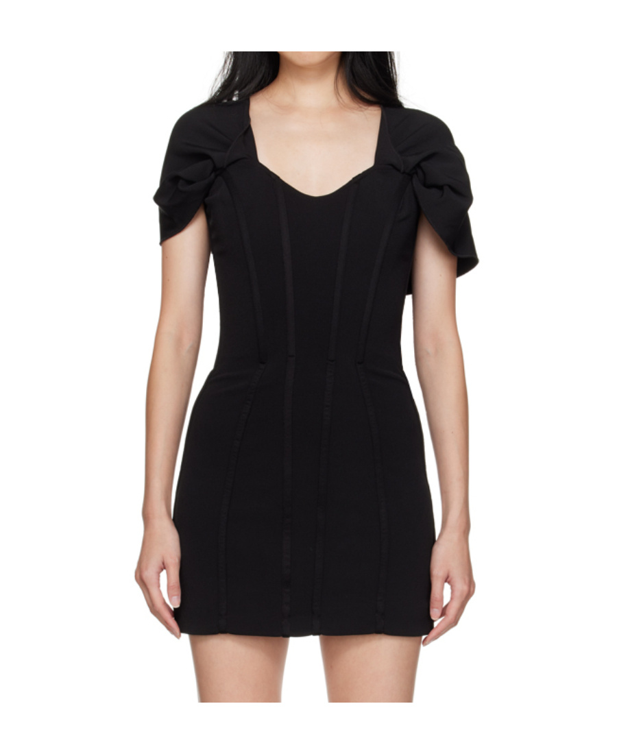 Misbhv Black Bianca Minidress In Black