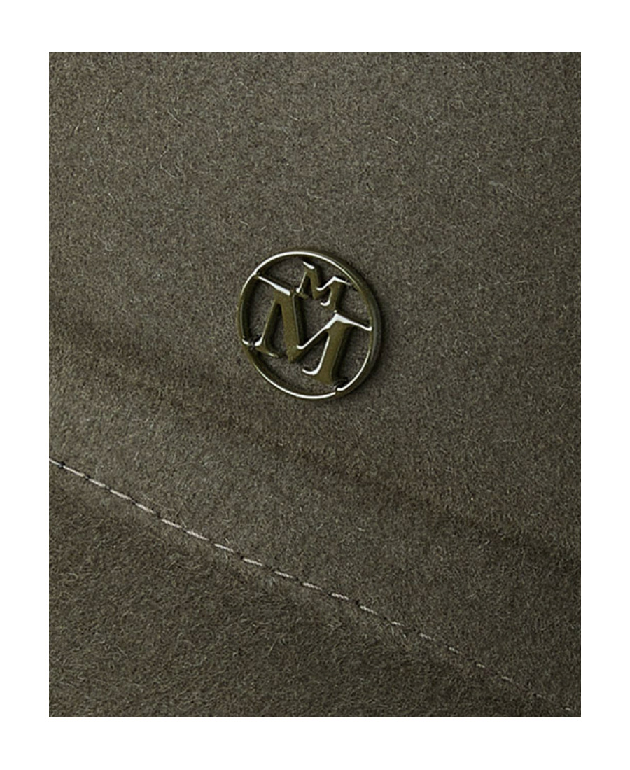 MAISON MICHEL MAISON MICHEL LOGO PLAQUE HAT 