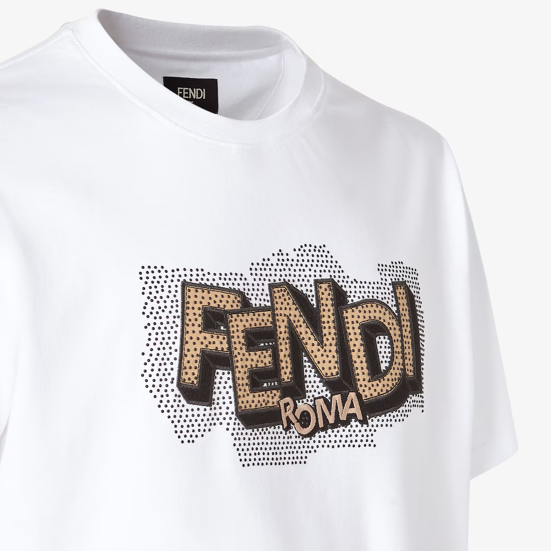 Fendi Logo-print T-shirt In White
