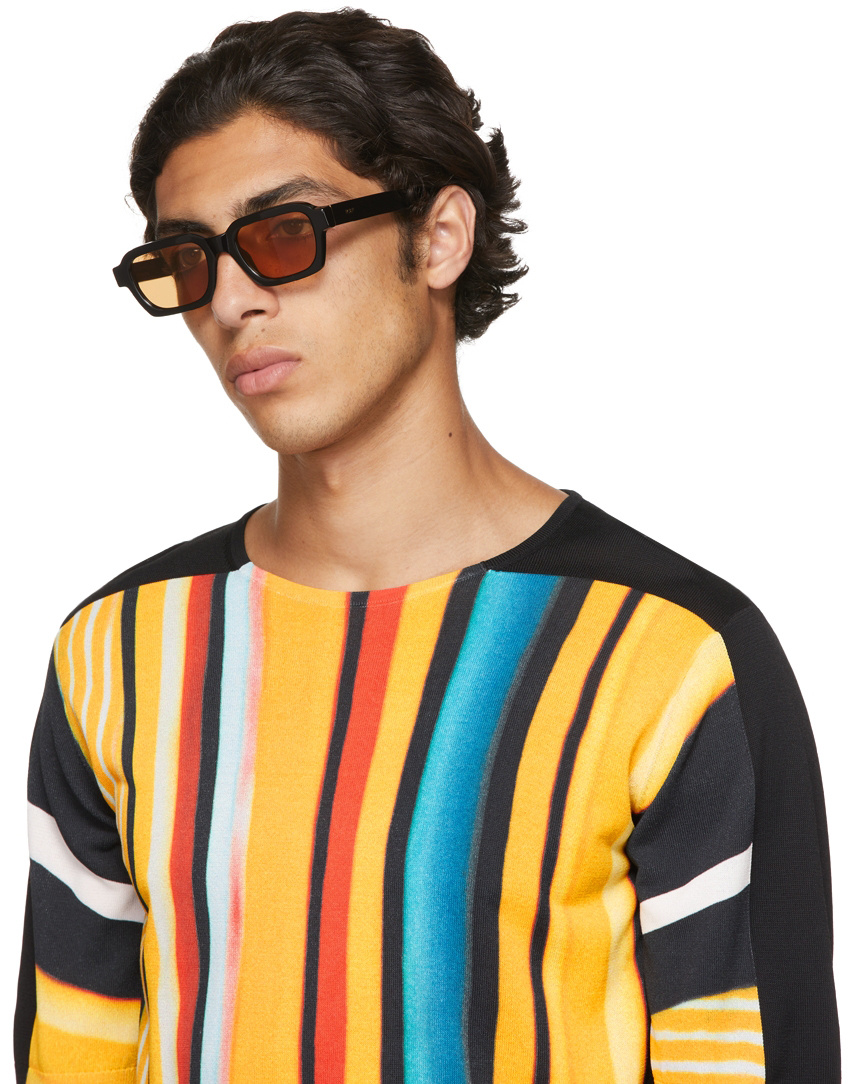 Retrosuperfuture Logo Sunglasses In Nude