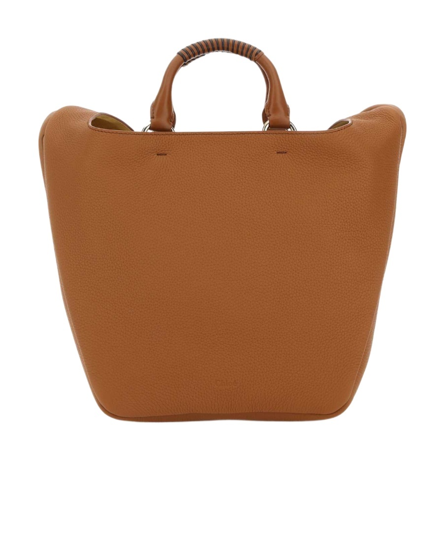 Chloé Chloe Women Caramel Leather Medium Deia Handbag In Brown