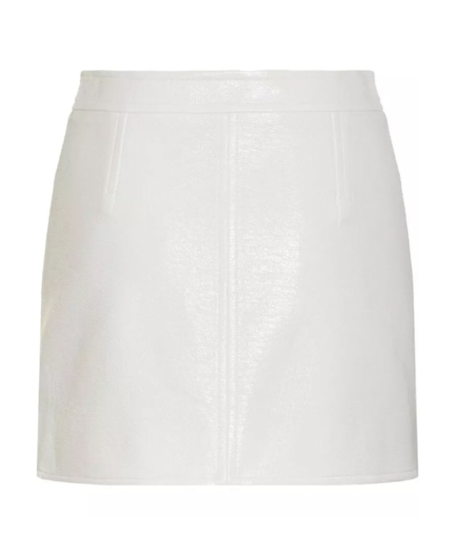 Courrèges A-line Mini Skirt In White