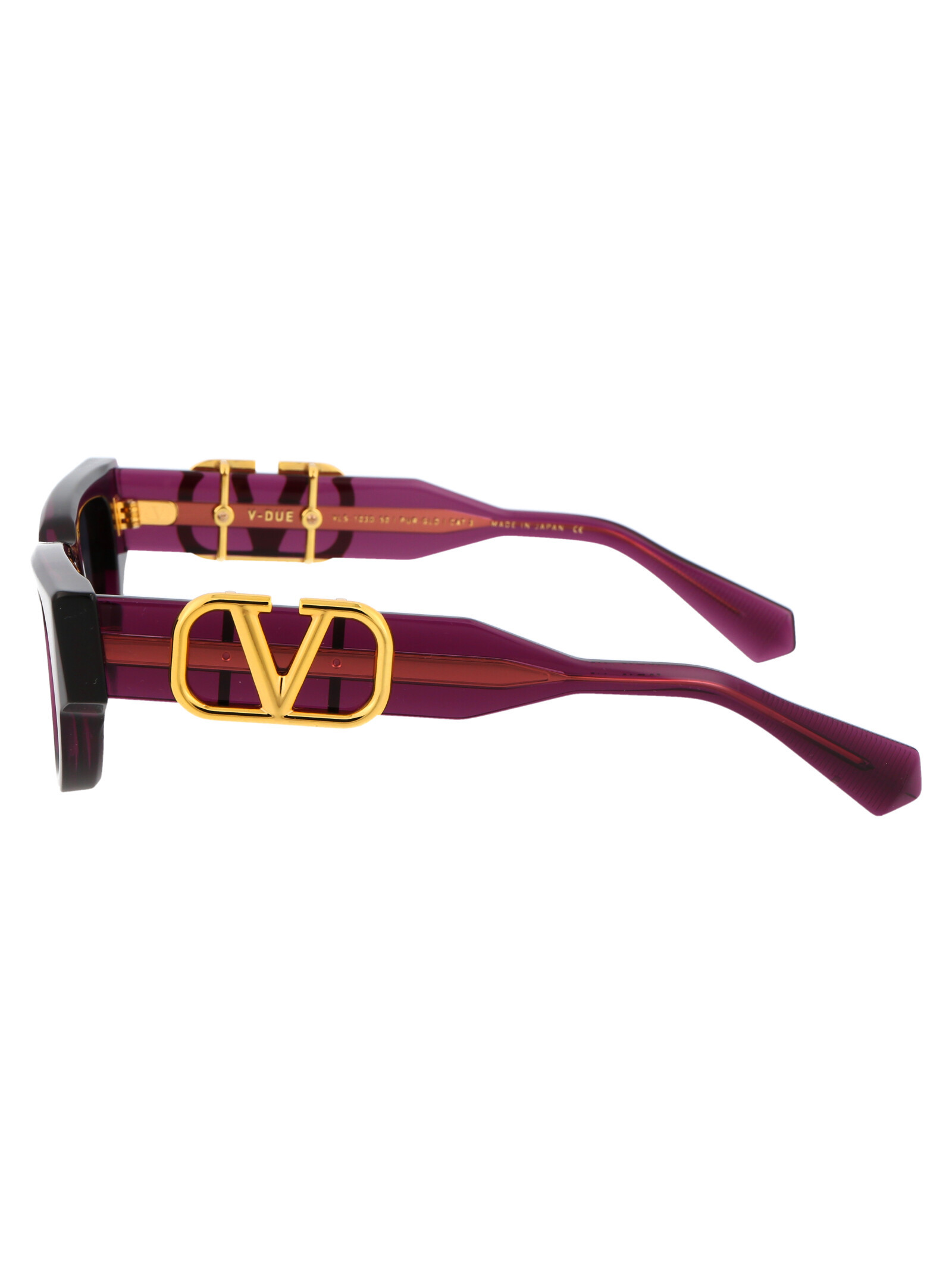 Valentino Cat's Eye Frame Sunglasses In Gray