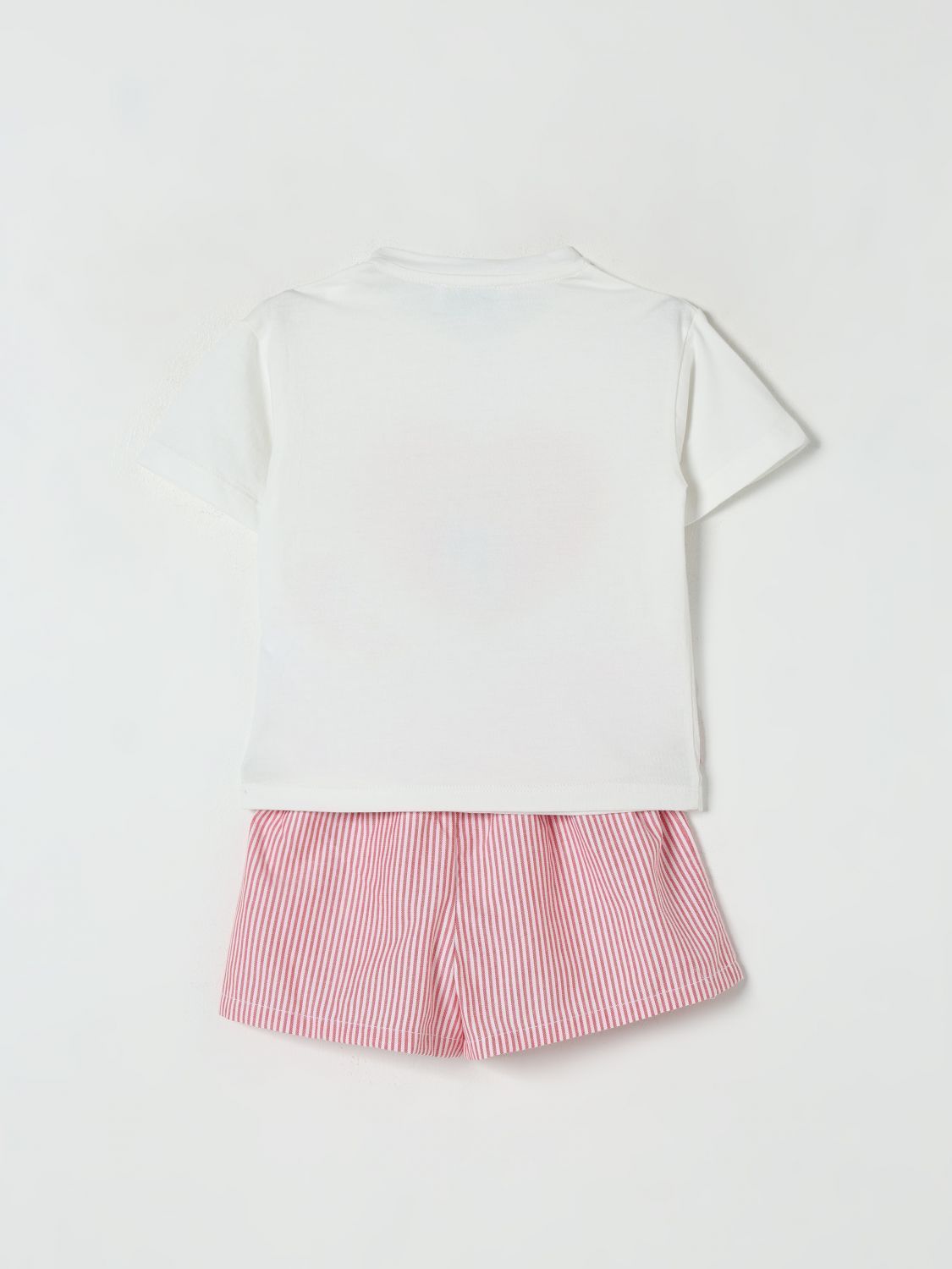 Kenzo Cotton Shorts Set In White