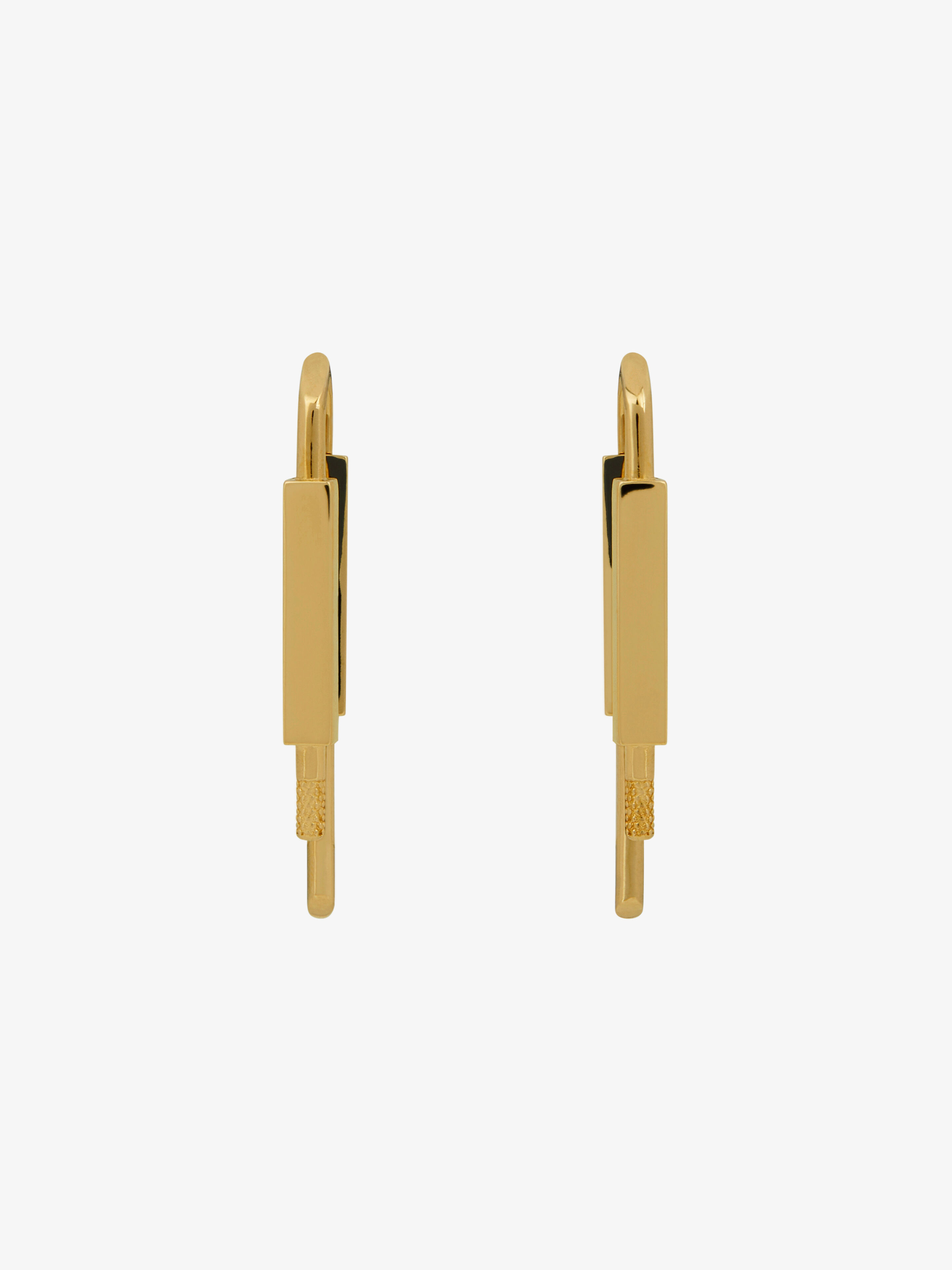 Givenchy U Lock Earring In Yellow