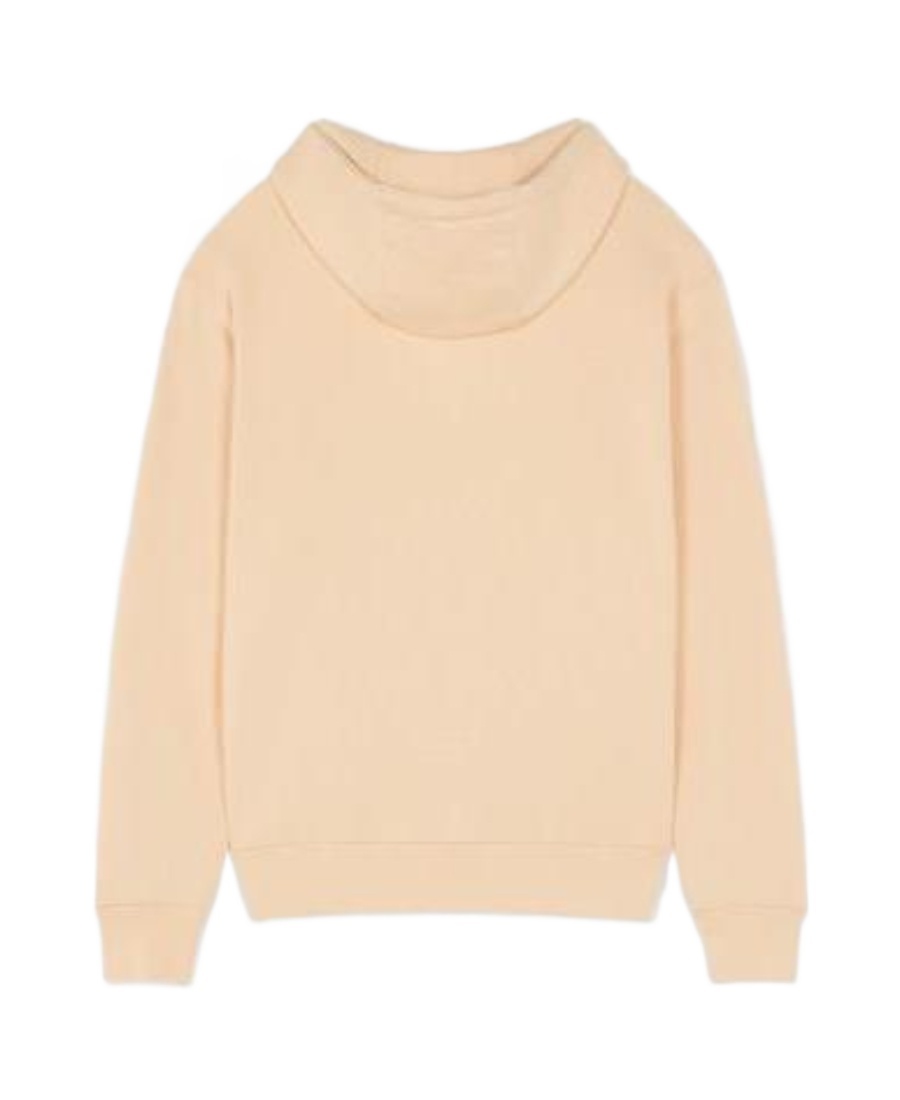 Maison Kitsuné Sweatshirt With Fox Patch In Nude