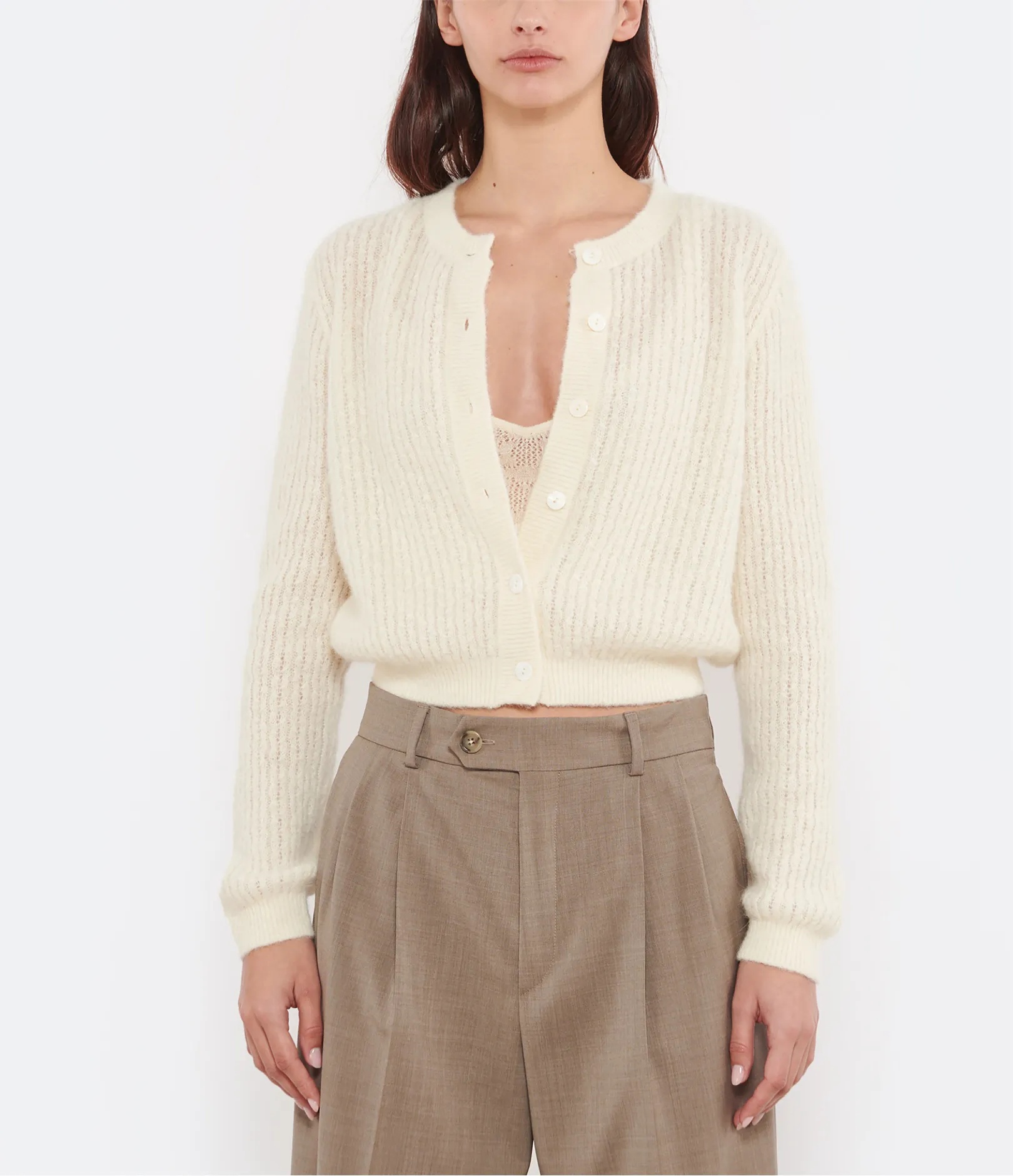 Apc Off-white Milo Cardigan In White