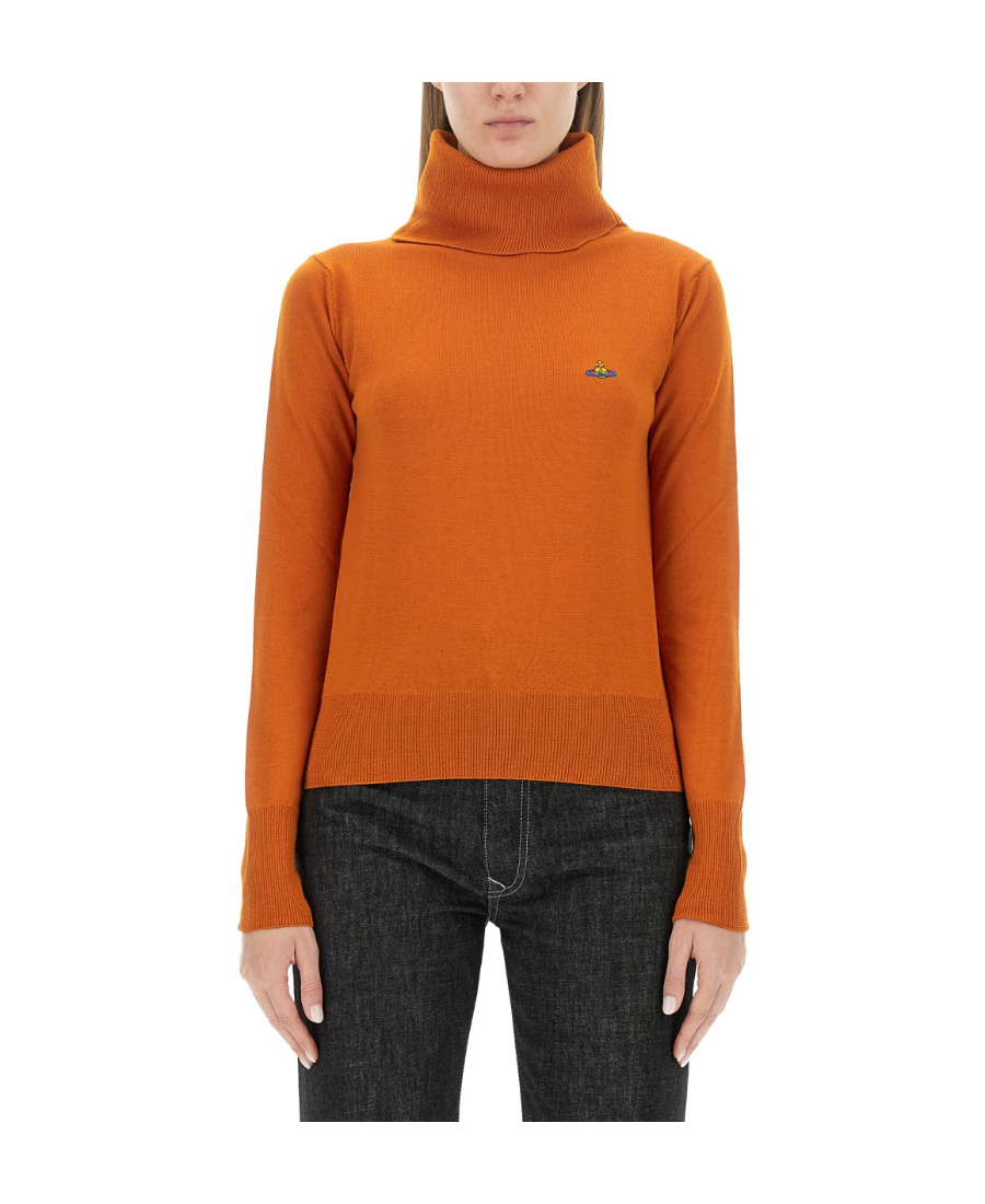Vivienne Westwood Giulia Orb-embroidered Jumper In Black