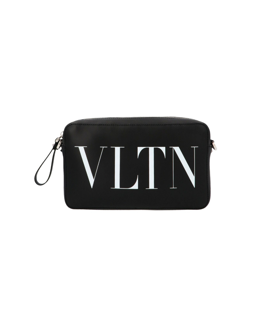 Valentino Vltn Crossbody Bag In Black
