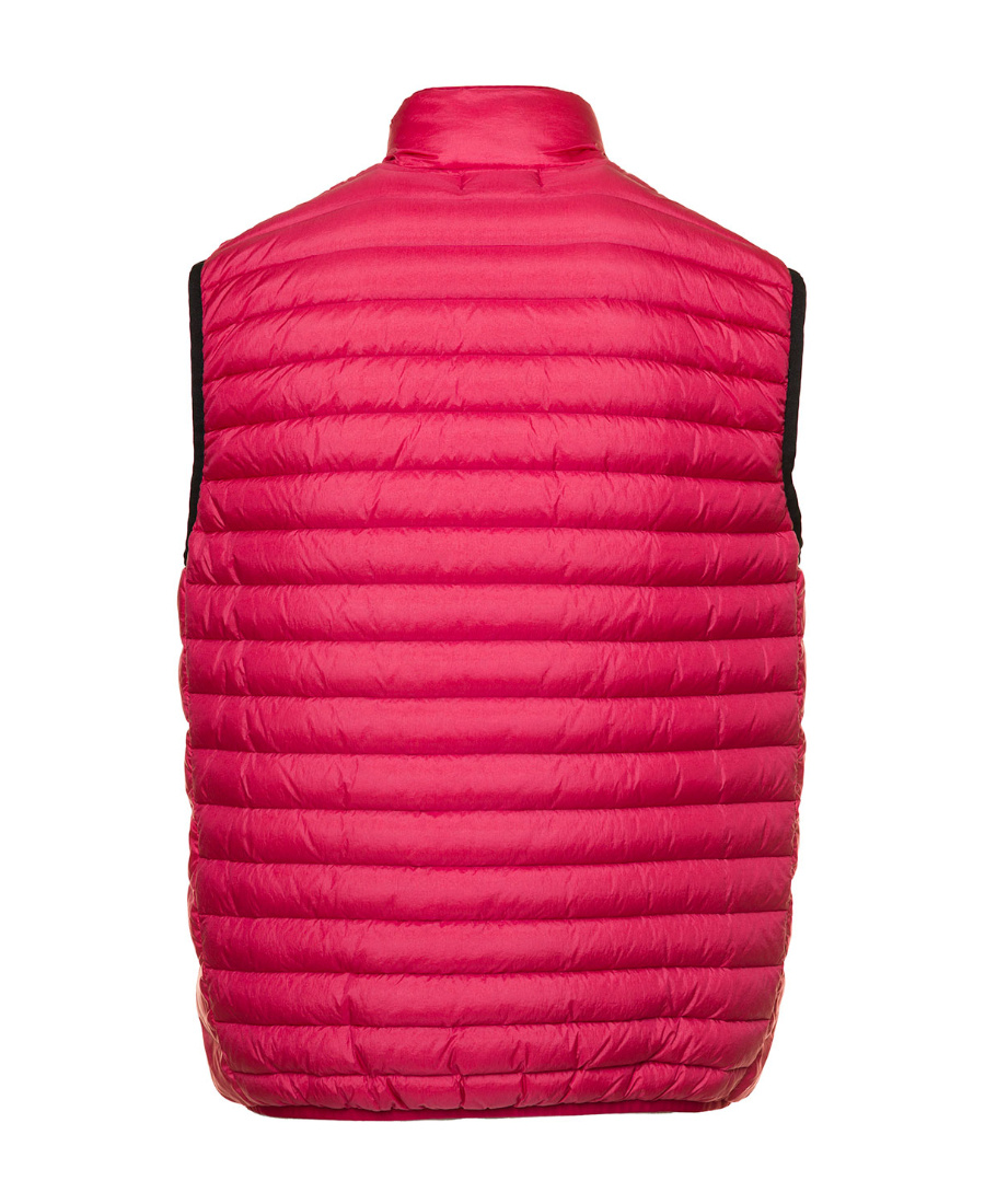 Stone Island Down Vest In Pink