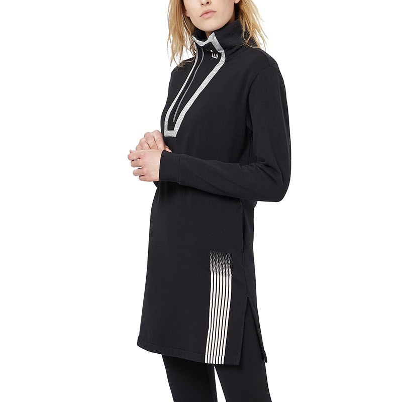 Shop Ea7 High Collar And Long Sleeves Sweater In Black