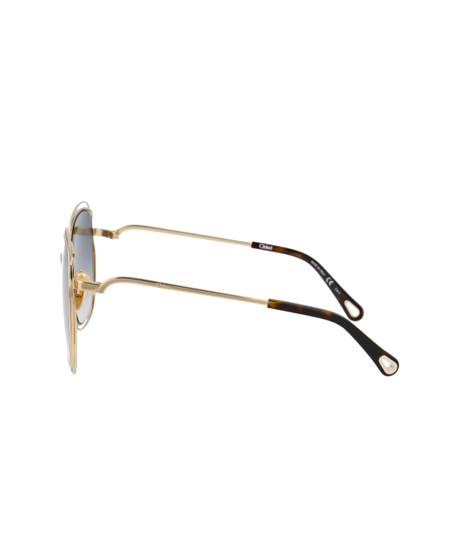 Chloé Oversize Frame Sunglasses In Gray