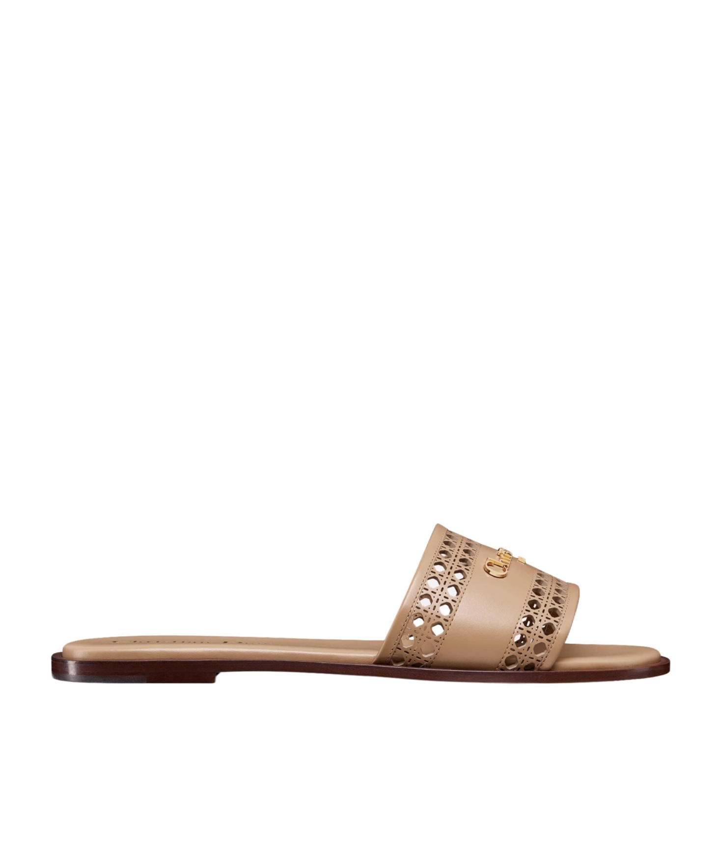 Dior Open-toed Slippers In Nude