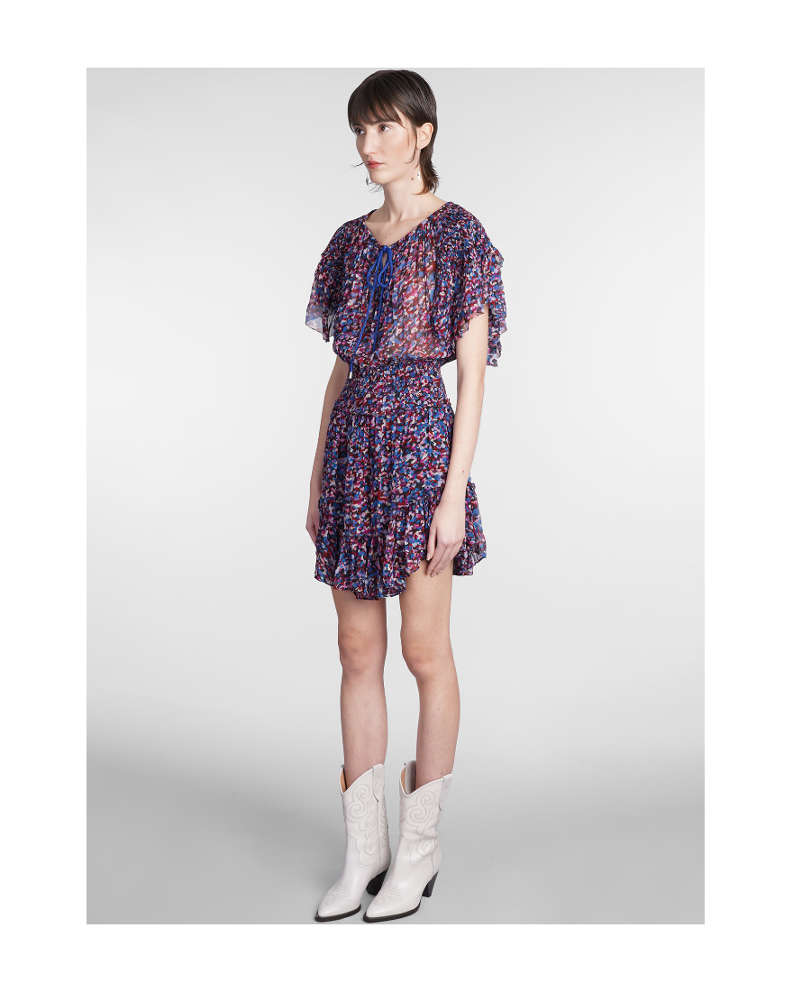 ISABEL MARANT FLORAL MINI DRESS 