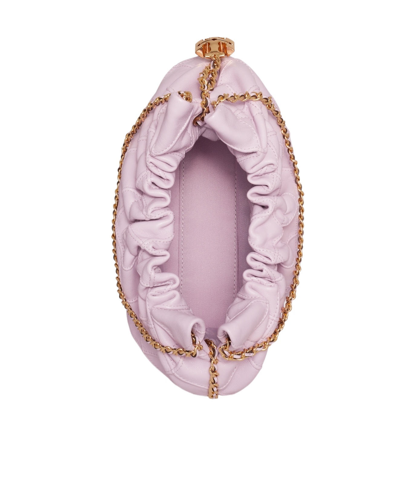 Tory Burch Mini Fleming Soft Hobo Bag In Pink