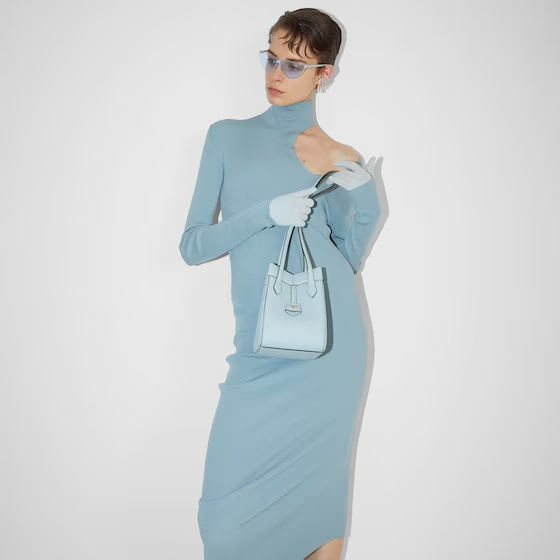 Fendi Origami Mini Bucket Bag In Blue