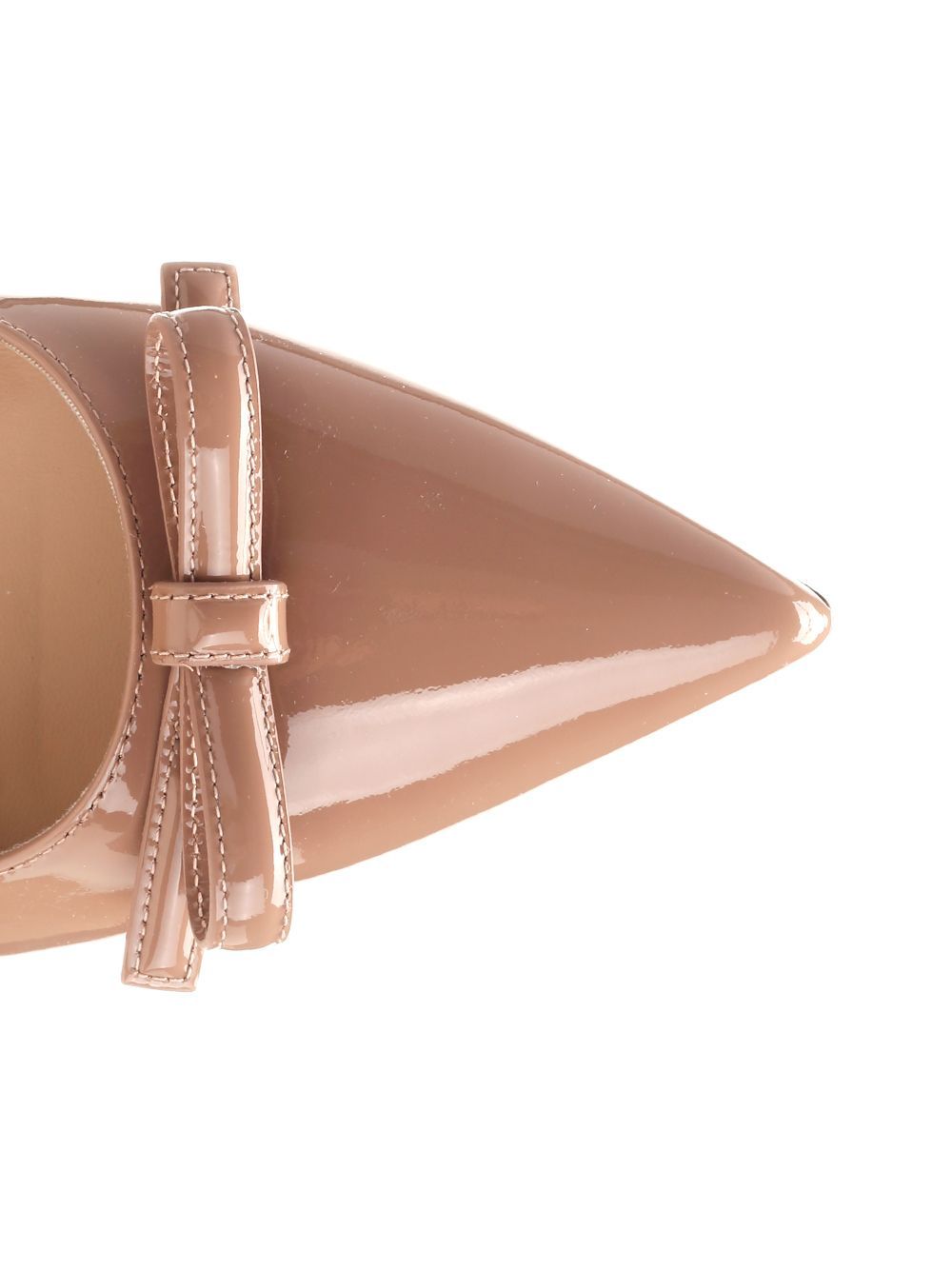 Stuart Weitzman Pointed Ballet Shoes In Nude