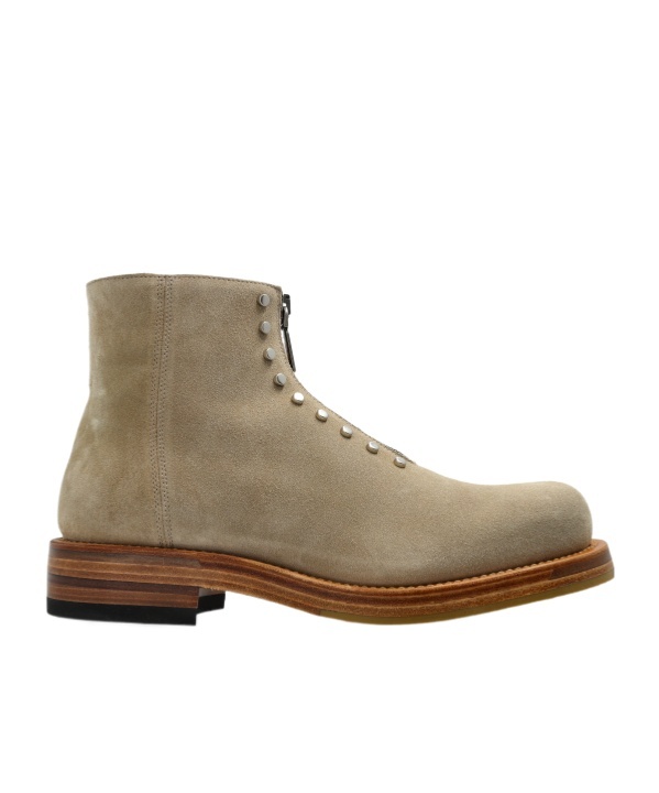 Alexander Mcqueen Zipper Ankle Boots In Neutral