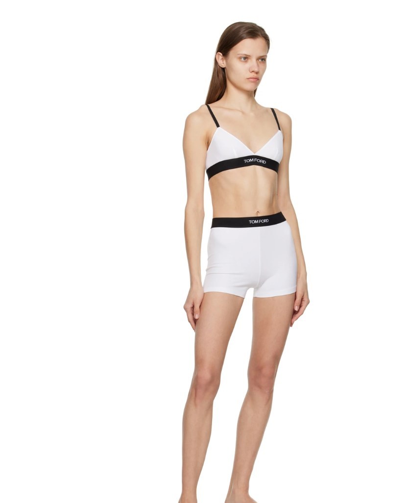 TOM FORD WAISTBAND-LOGO TRIANGLE BRA