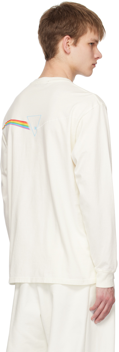 Undercover Printed Long-sleeved T-shirt In White