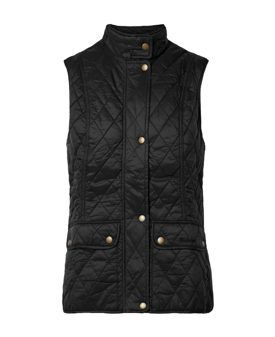 Barbour Otterburn Logo Vest In Black