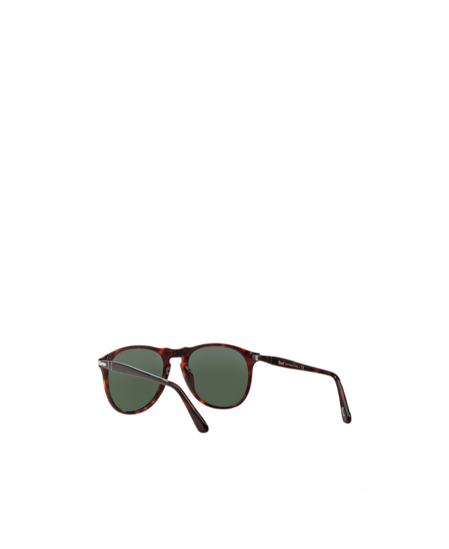 Persol Round Frame Sunglasses In Green