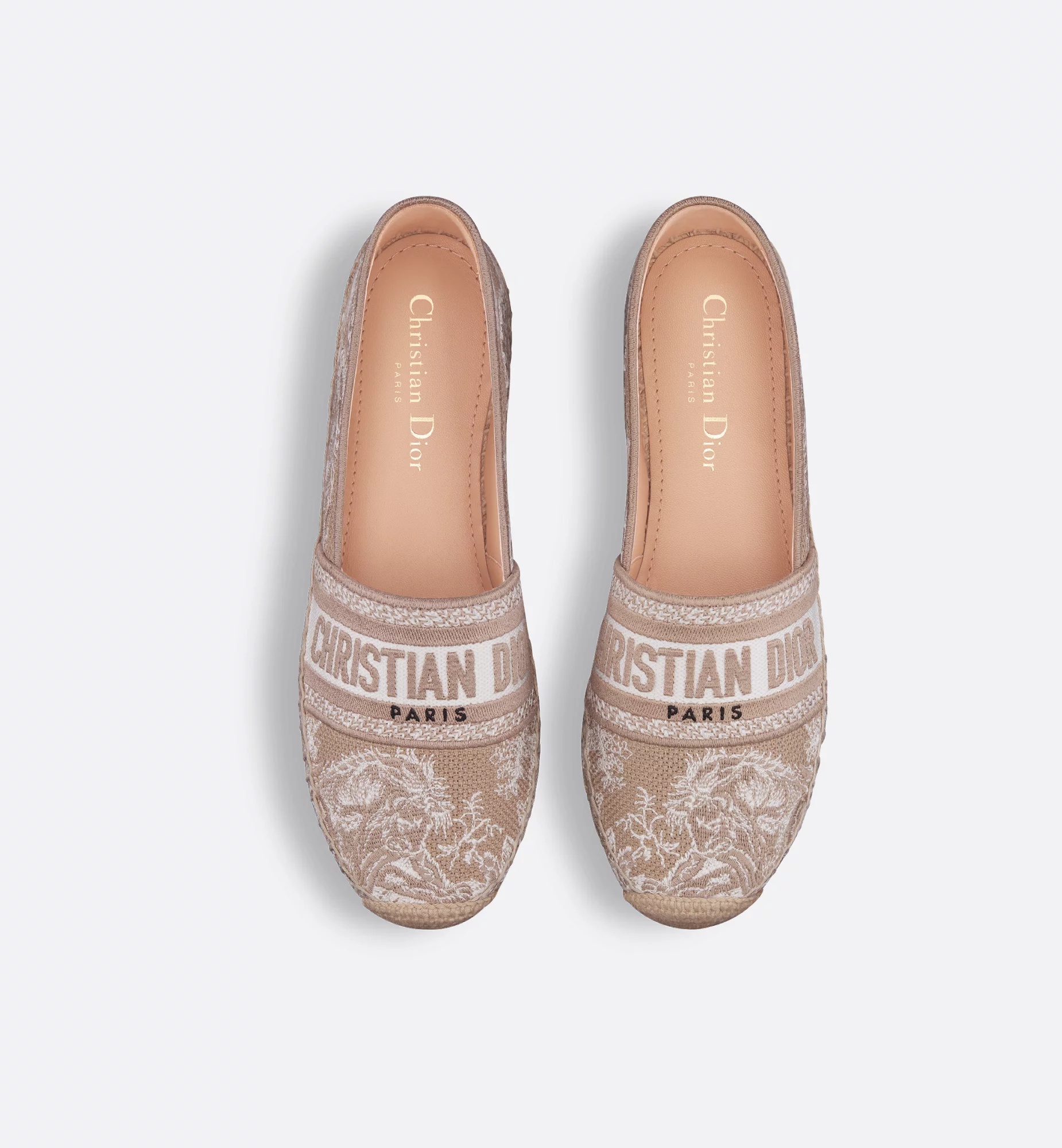 Dior Iviera Granville Espadrille In Brown