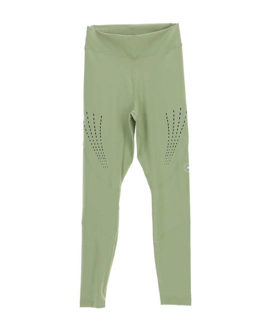 Adidas By Stella Mccartney Recycled-polyester Legging In Green
