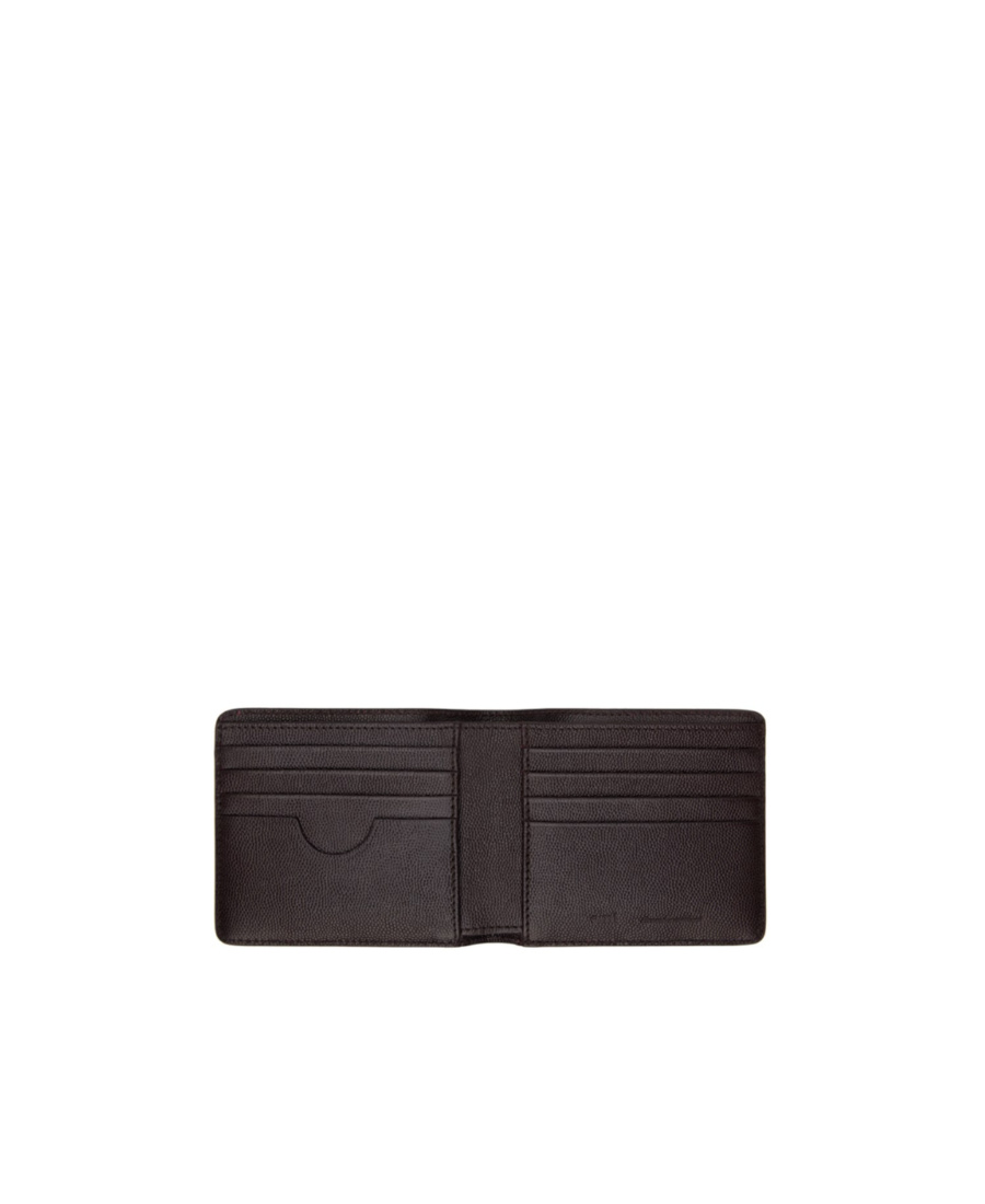 Ami Alexandre Mattiussi Ami De C Ur Double-folded Wallet In Black
