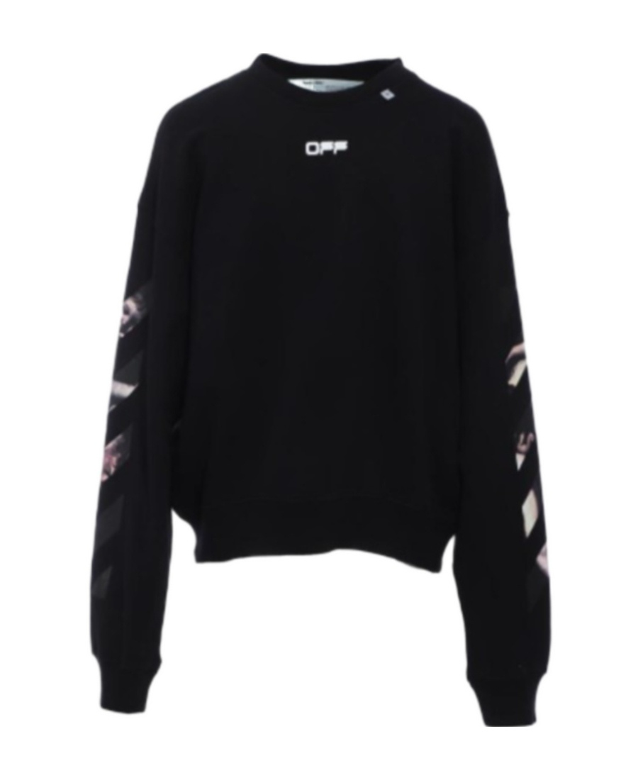 Off-white Caravaggio Arrows Sweatshirt In Black